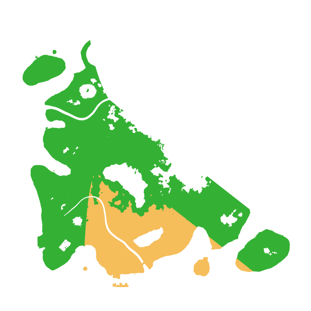 Biome Rust Map: Procedural Map, Size: 3000, Seed: 30236