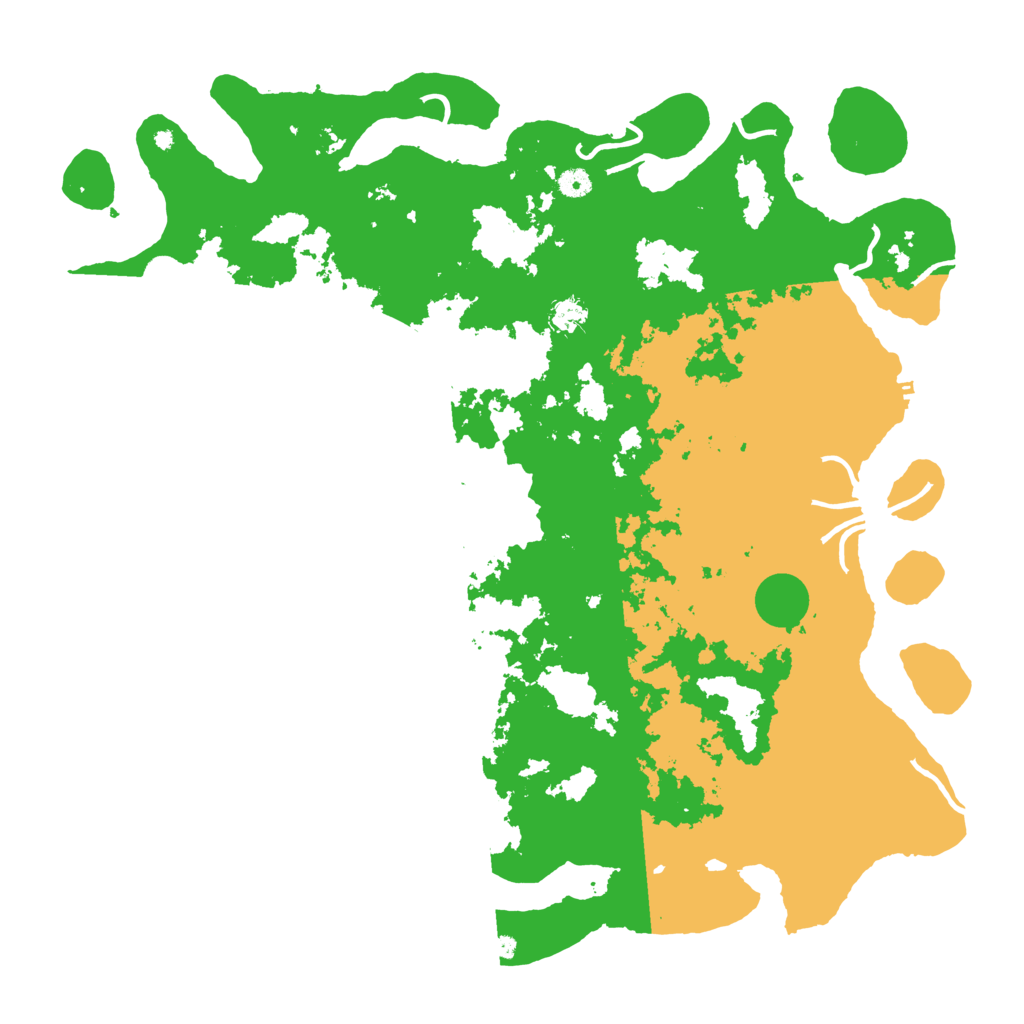 Biome Rust Map: Procedural Map, Size: 5000, Seed: 822511407