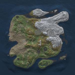 Thumbnail Rust Map: Procedural Map, Size: 3000, Seed: 987382383, 10 Monuments