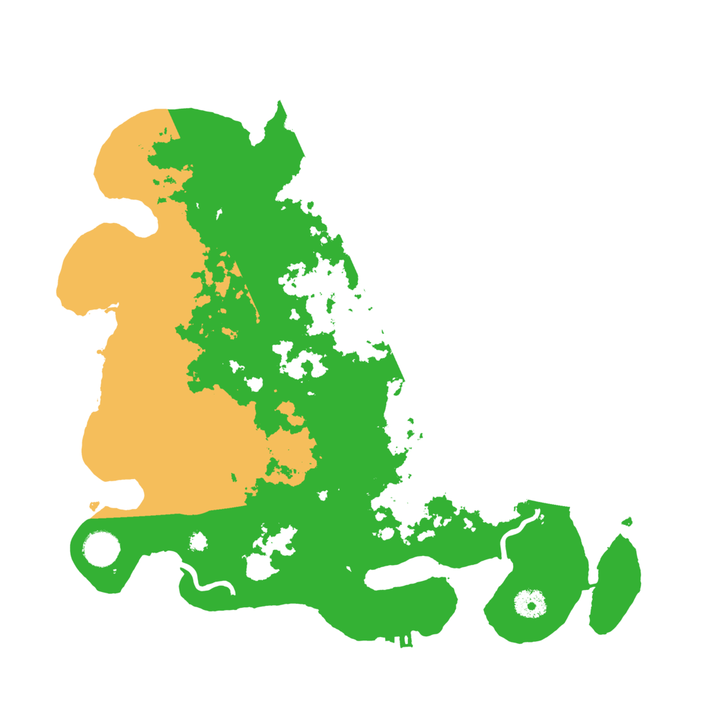 Biome Rust Map: Procedural Map, Size: 3500, Seed: 712421549