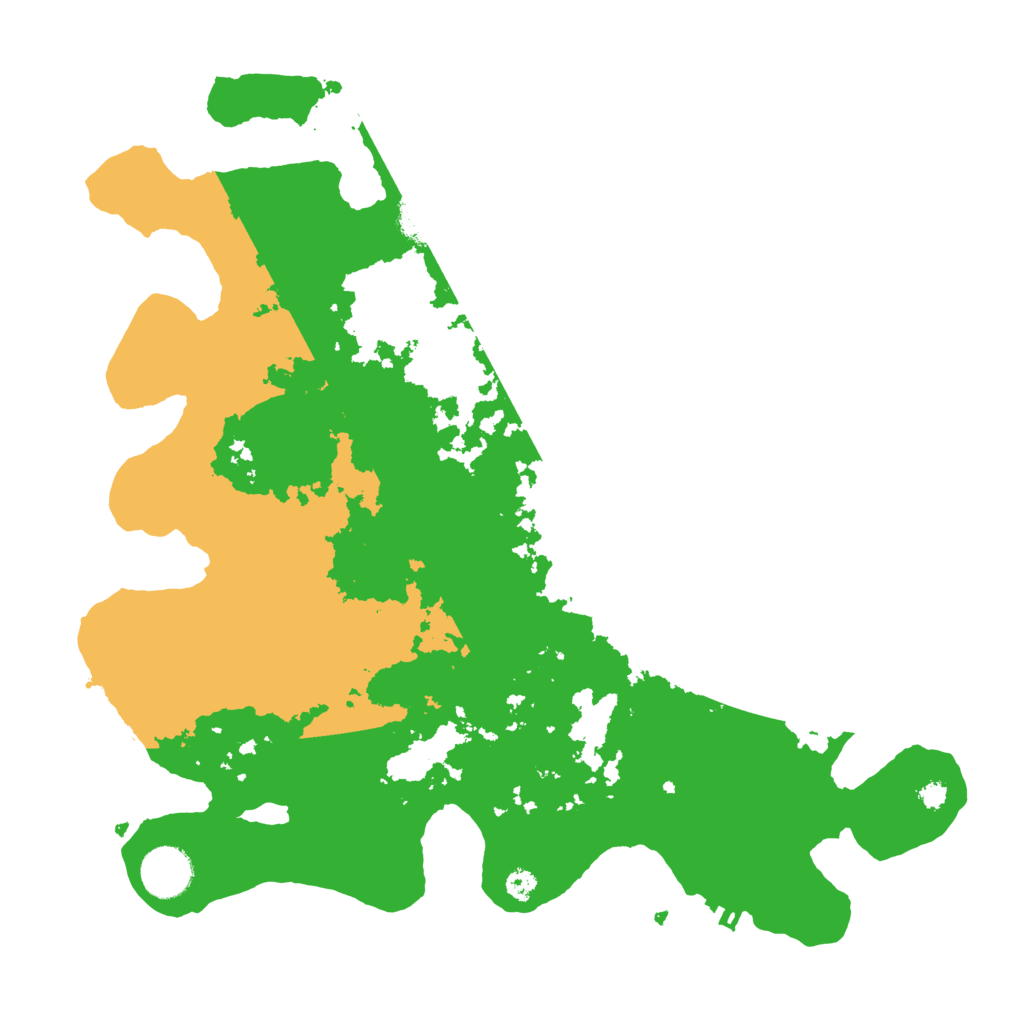 Biome Rust Map: Procedural Map, Size: 3500, Seed: 276960