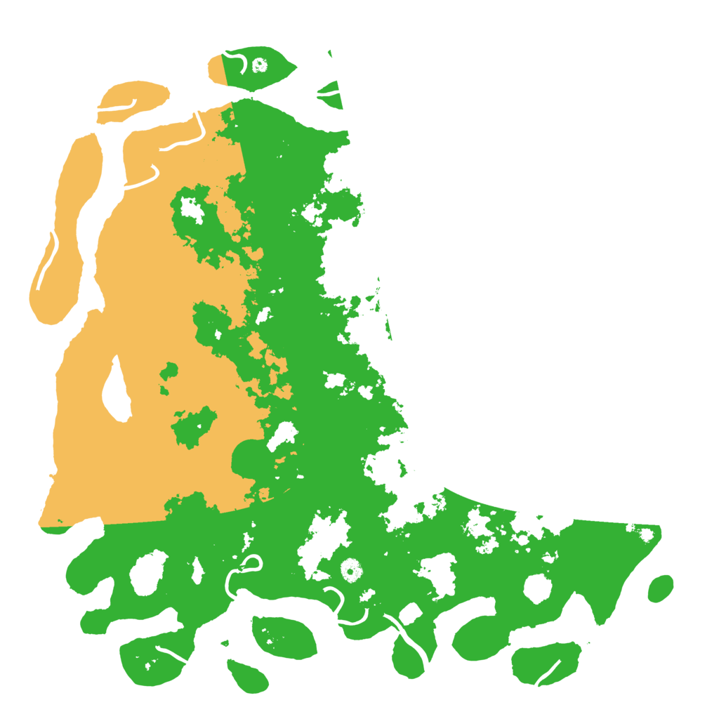 Biome Rust Map: Procedural Map, Size: 4800, Seed: 940815474