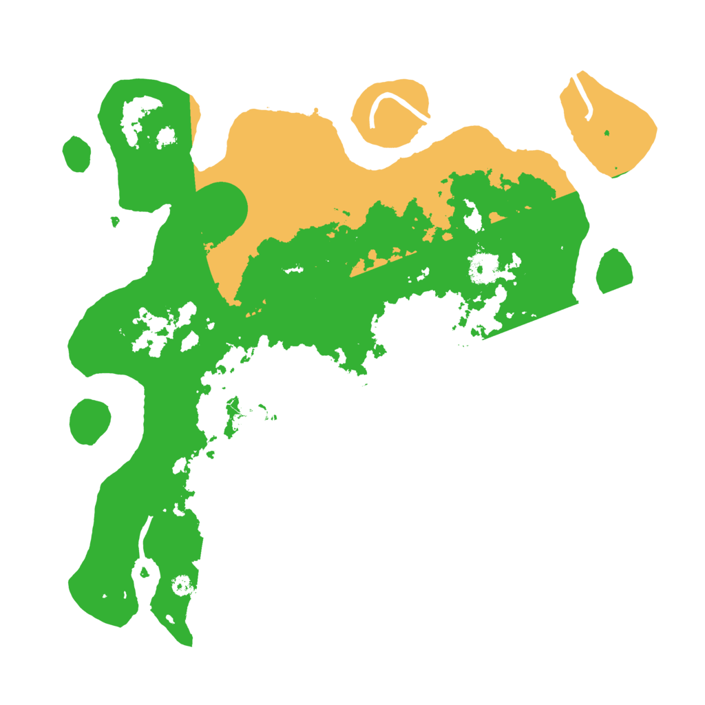 Biome Rust Map: Procedural Map, Size: 3500, Seed: 263394756