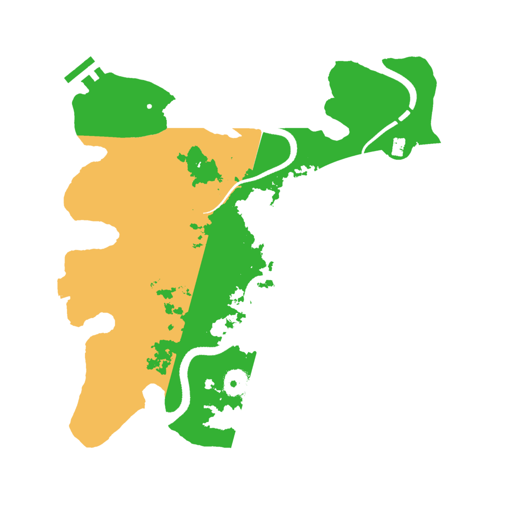 Biome Rust Map: Procedural Map, Size: 3000, Seed: 1016403127