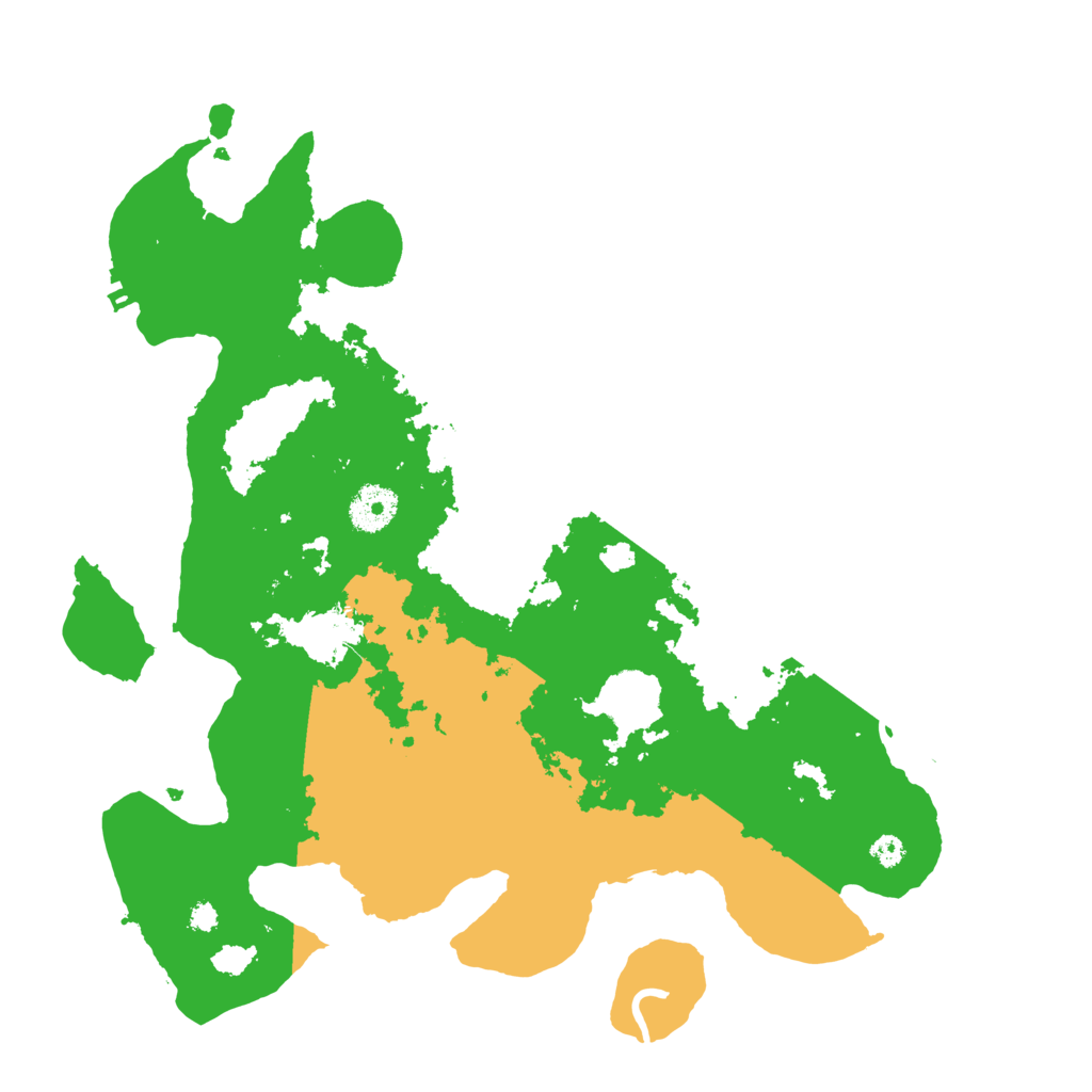 Biome Rust Map: Procedural Map, Size: 3500, Seed: 552847103