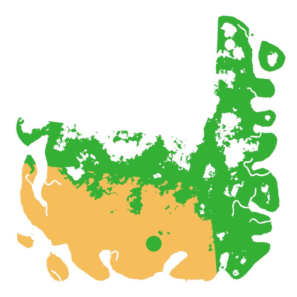 Biome Rust Map: Procedural Map, Size: 5000, Seed: 556898232