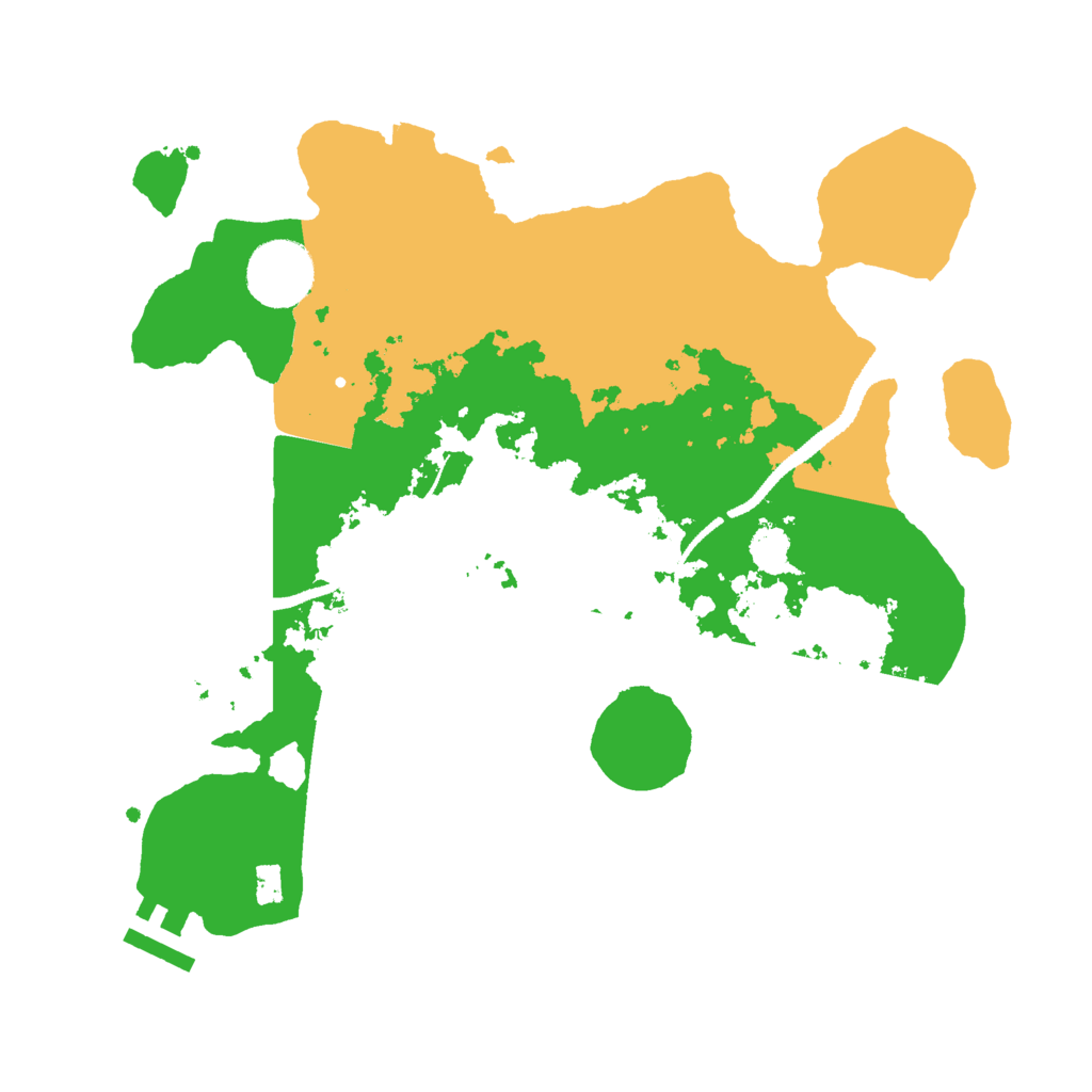 Biome Rust Map: Procedural Map, Size: 3000, Seed: 10023