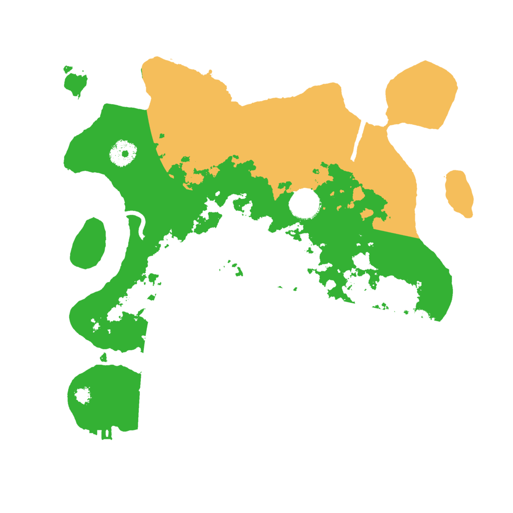 Biome Rust Map: Procedural Map, Size: 3000, Seed: 10023