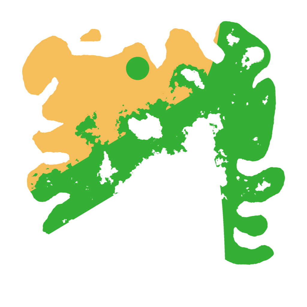 Biome Rust Map: Barren, Size: 3500, Seed: 4935187