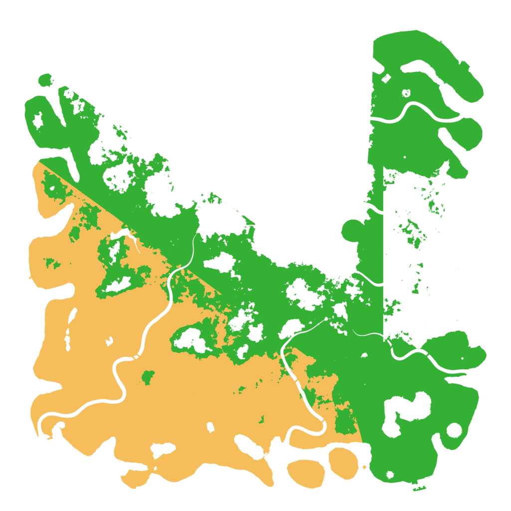 Biome Rust Map: Procedural Map, Size: 6000, Seed: 1661713269