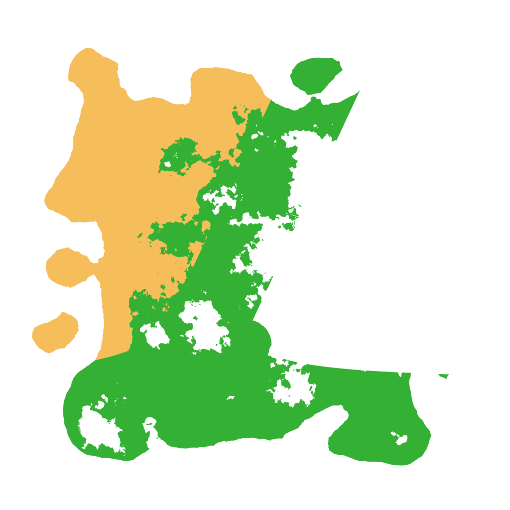 Biome Rust Map: Barren, Size: 3500, Seed: 1014822397