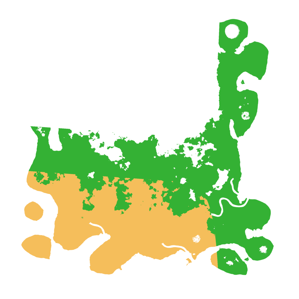 Biome Rust Map: Procedural Map, Size: 3700, Seed: 1533573552