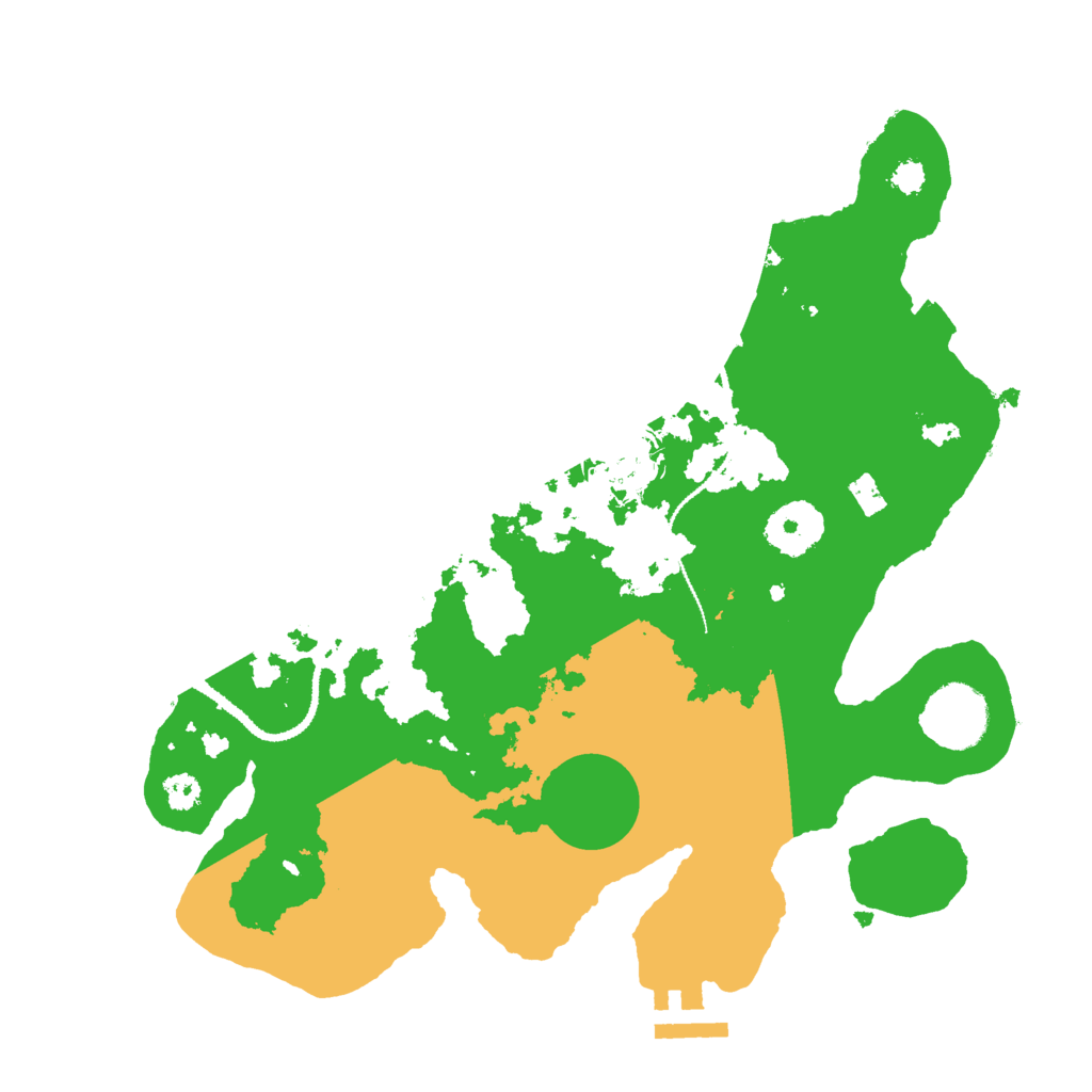 Biome Rust Map: Procedural Map, Size: 3000, Seed: 1848596761