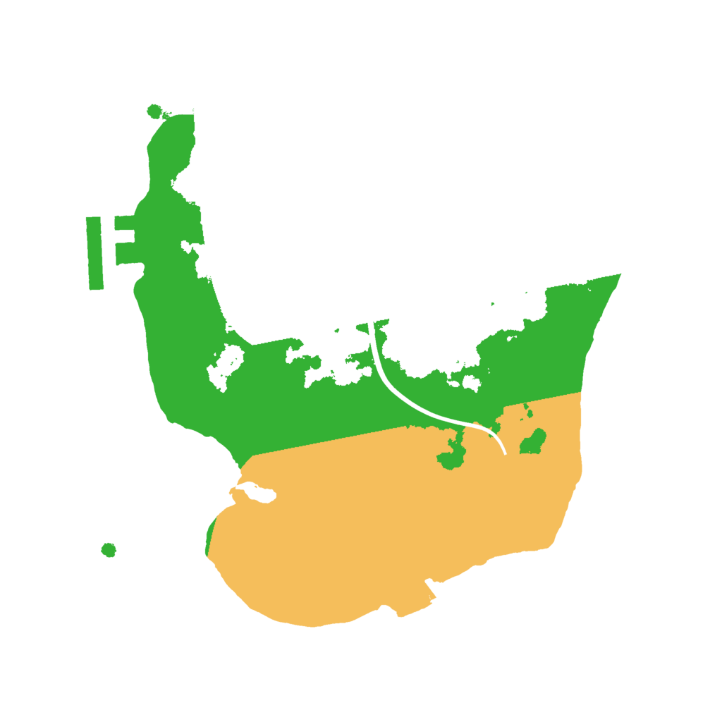 Biome Rust Map: Procedural Map, Size: 2000, Seed: 42576