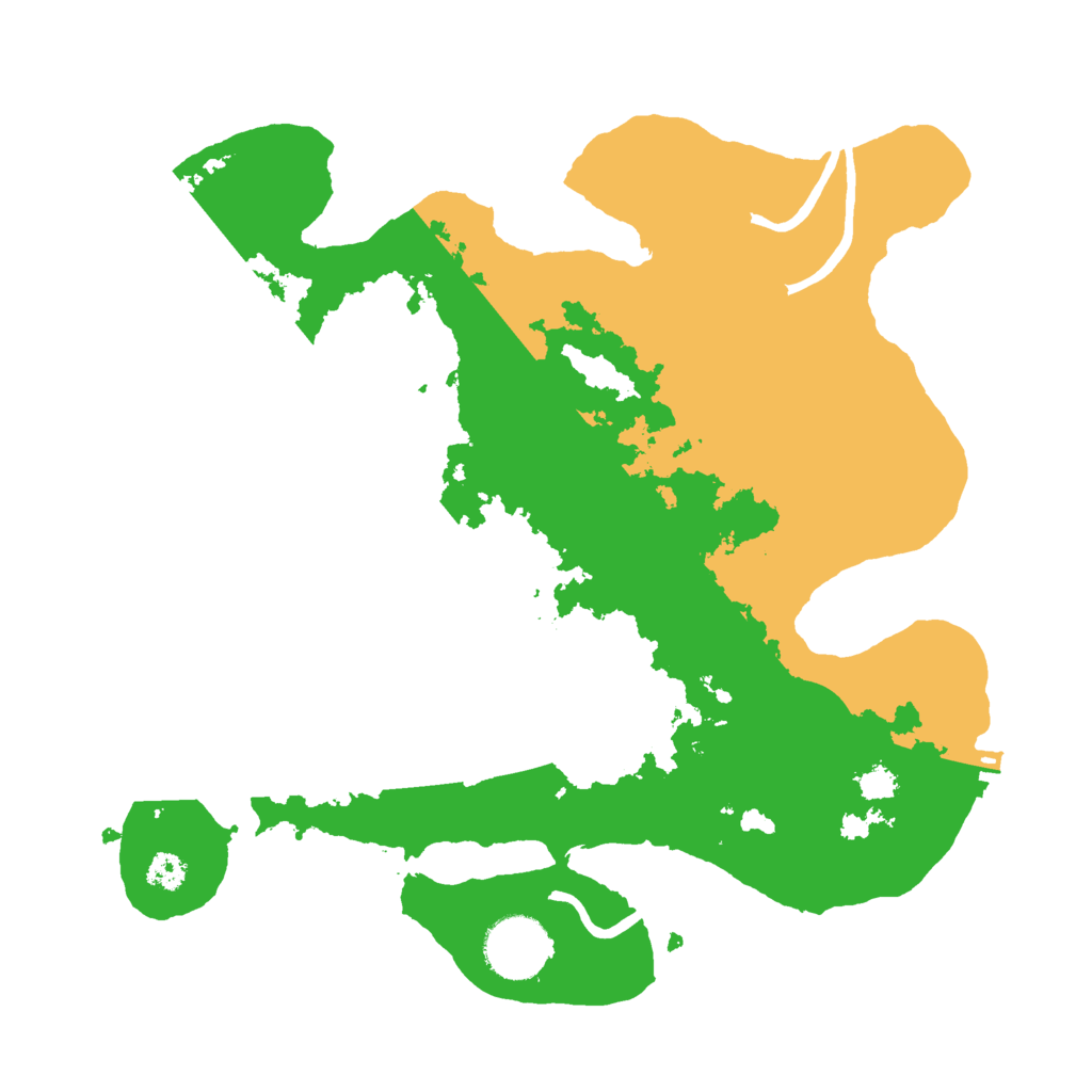 Biome Rust Map: Procedural Map, Size: 3000, Seed: 24661