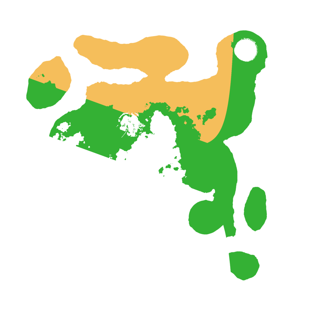 Biome Rust Map: Barren, Size: 2500, Seed: 1940440308