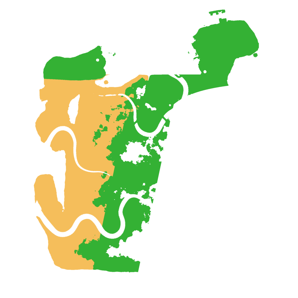 Biome Rust Map: Procedural Map, Size: 2800, Seed: 904965173