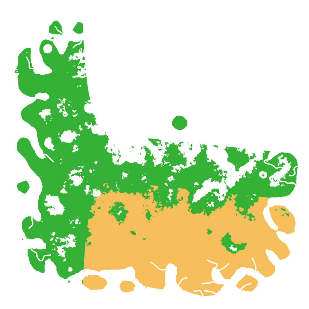 Biome Rust Map: Procedural Map, Size: 6000, Seed: 8812648