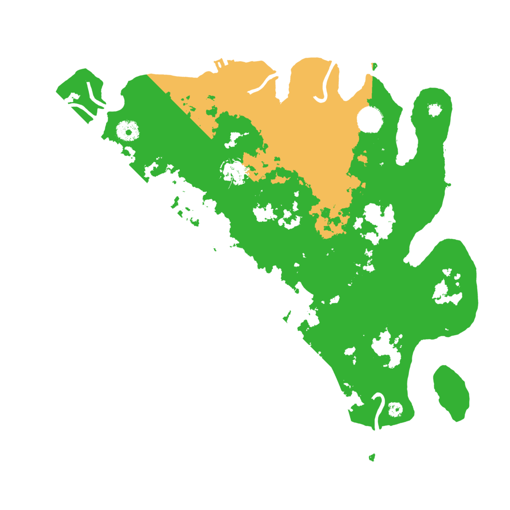 Biome Rust Map: Procedural Map, Size: 3500, Seed: 1932788745