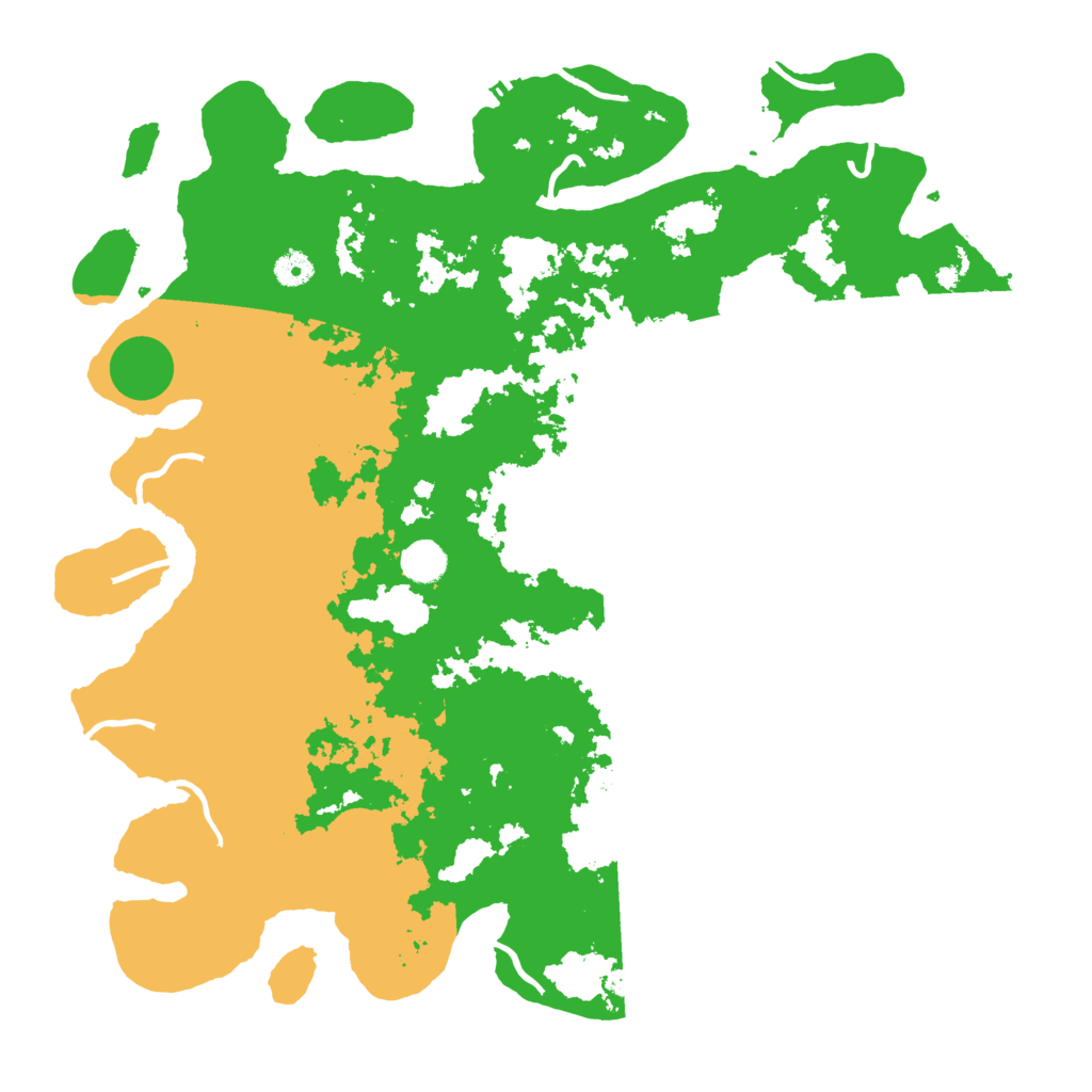 Biome Rust Map: Procedural Map, Size: 4500, Seed: 1885279245