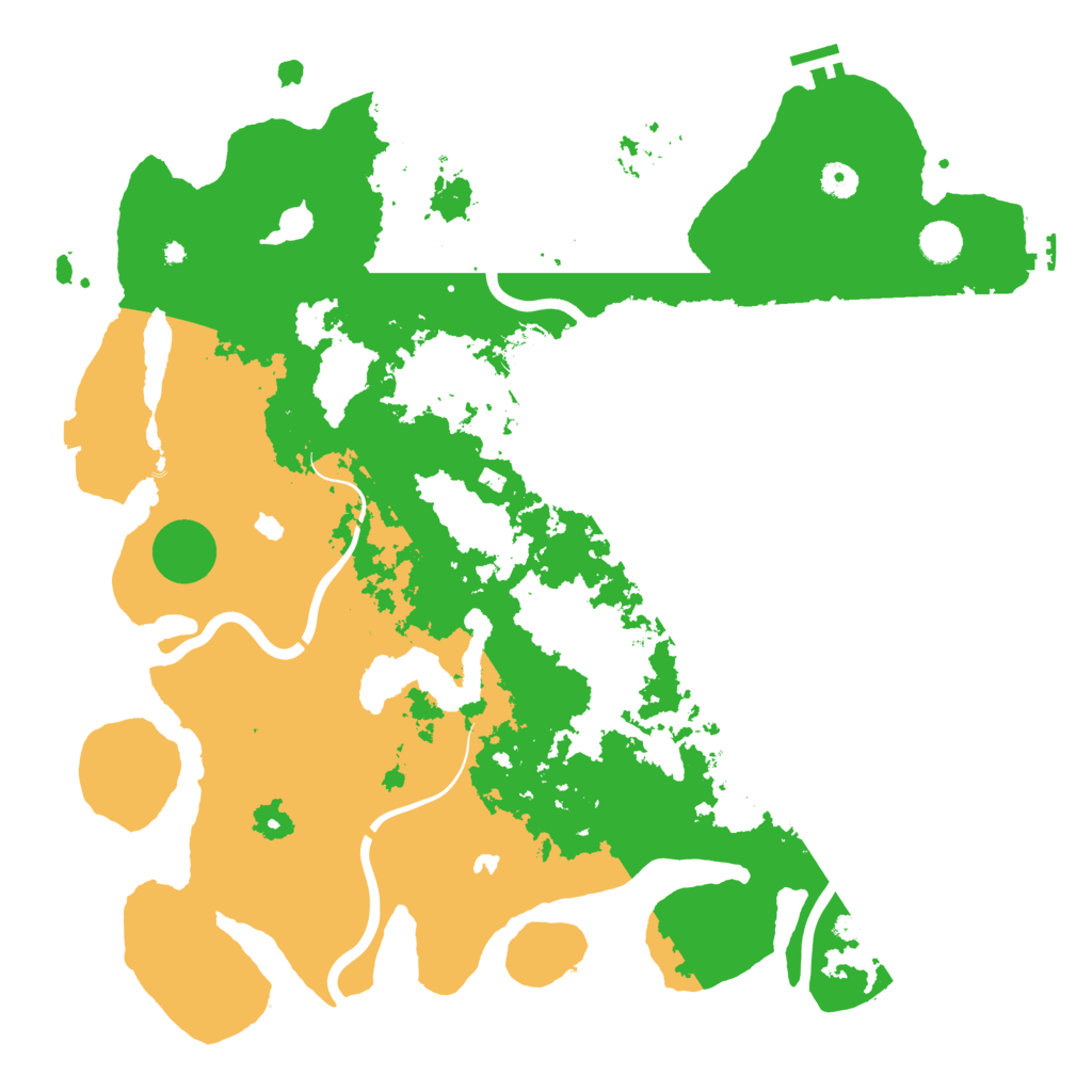 Biome Rust Map: Procedural Map, Size: 4500, Seed: 1677415175
