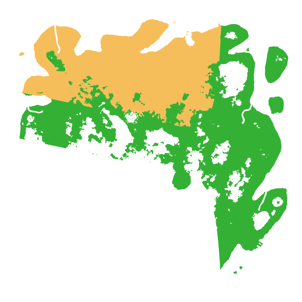 Biome Rust Map: Procedural Map, Size: 4500, Seed: 13827