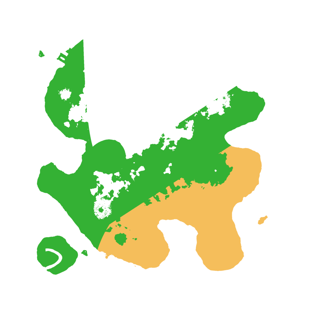 Biome Rust Map: Procedural Map, Size: 2500, Seed: 23811746