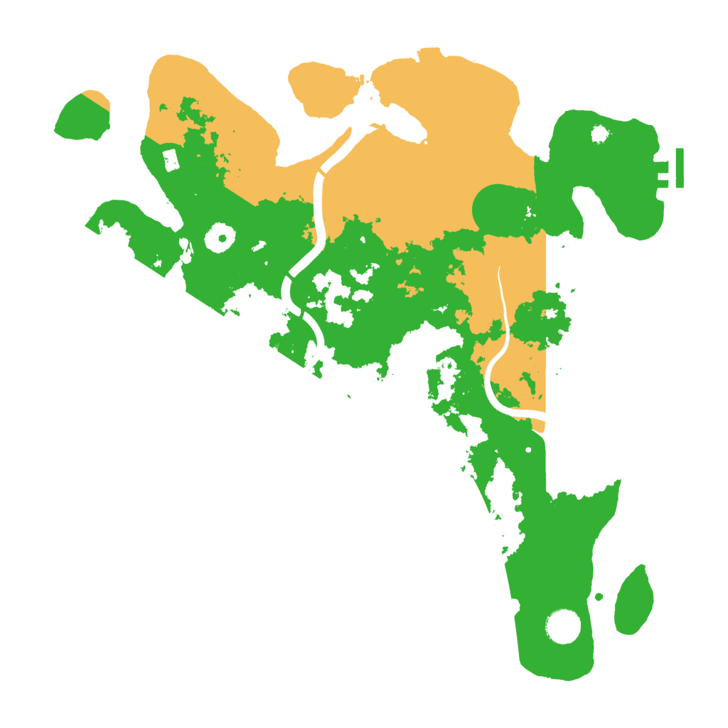 Biome Rust Map: Procedural Map, Size: 3700, Seed: 593735426