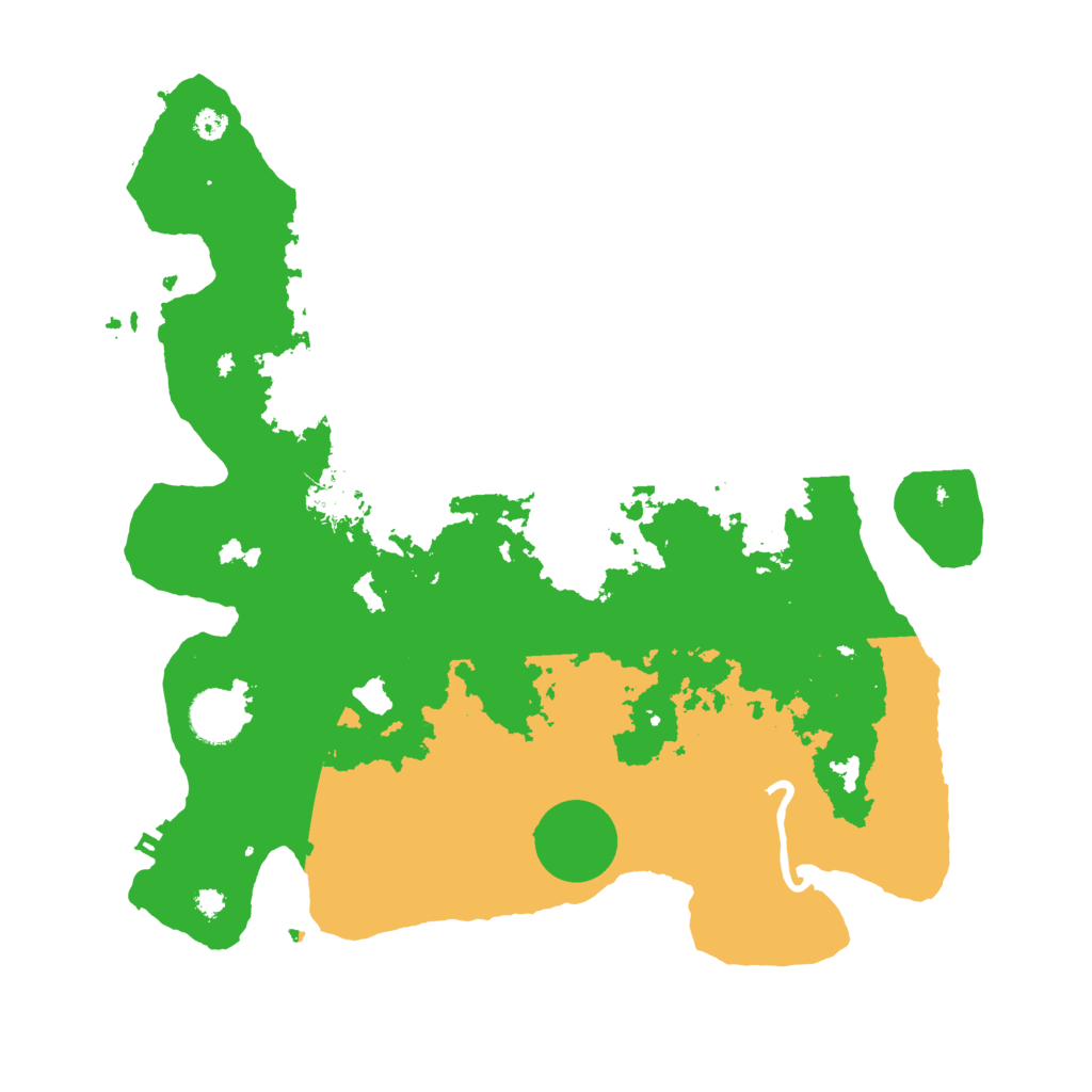 Biome Rust Map: Procedural Map, Size: 3500, Seed: 72103