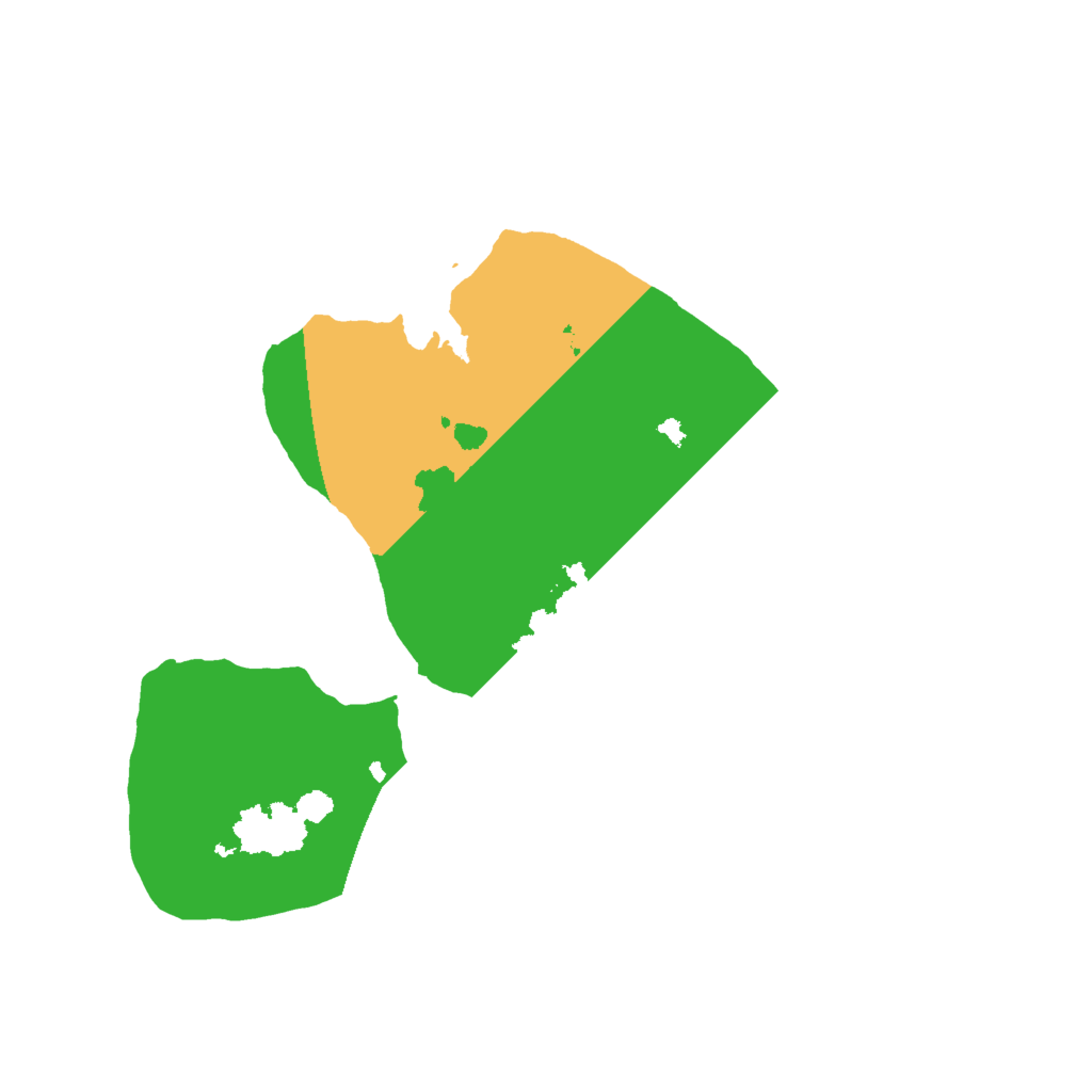 Biome Rust Map: Barren, Size: 1600, Seed: 9876