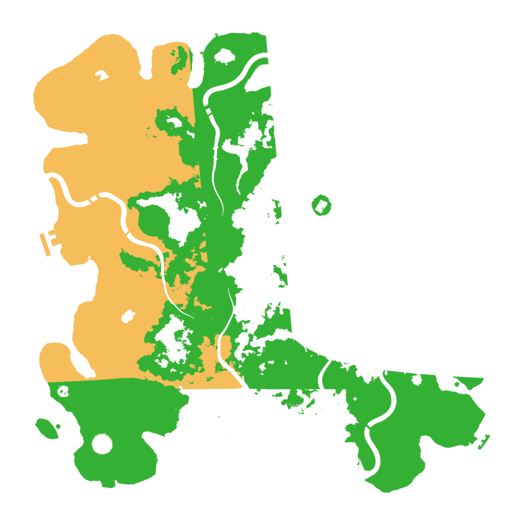 Biome Rust Map: Procedural Map, Size: 4500, Seed: 50423