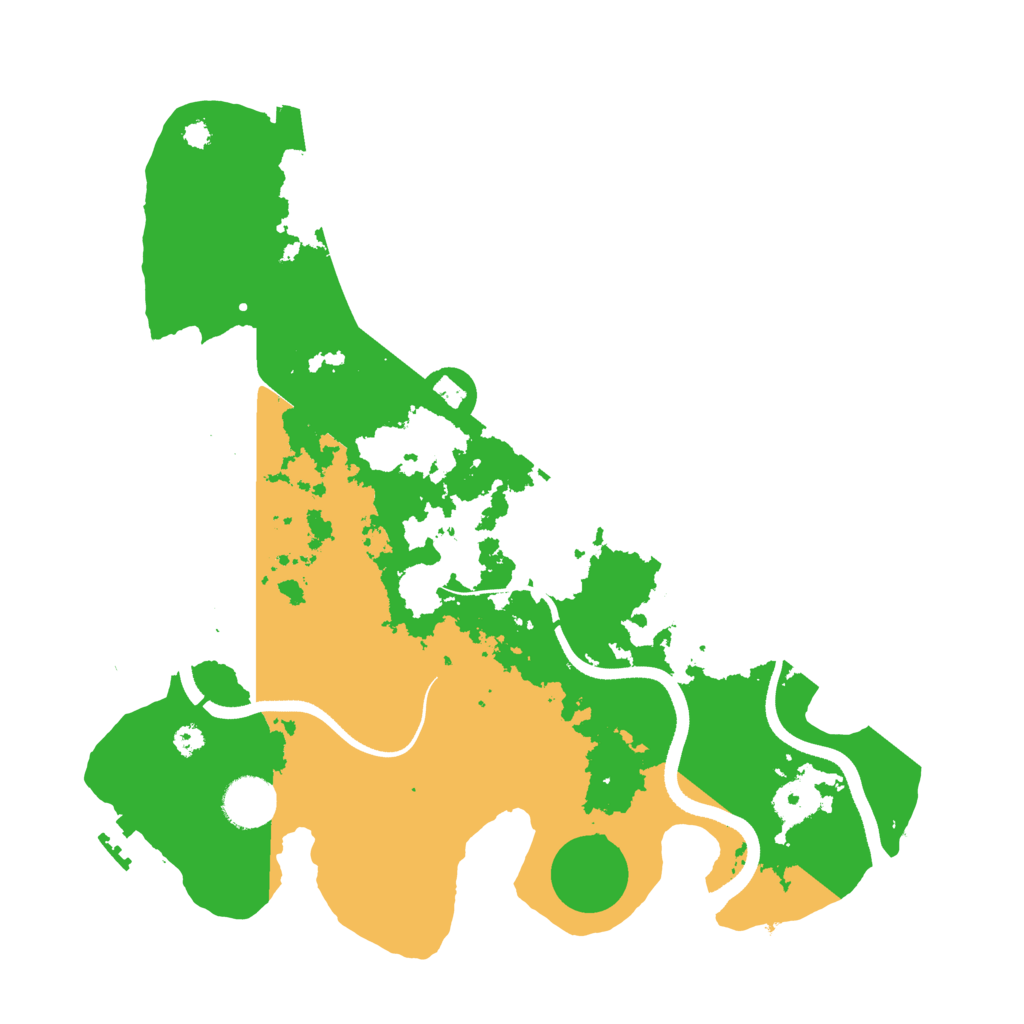 Biome Rust Map: Procedural Map, Size: 3500, Seed: 2134533166