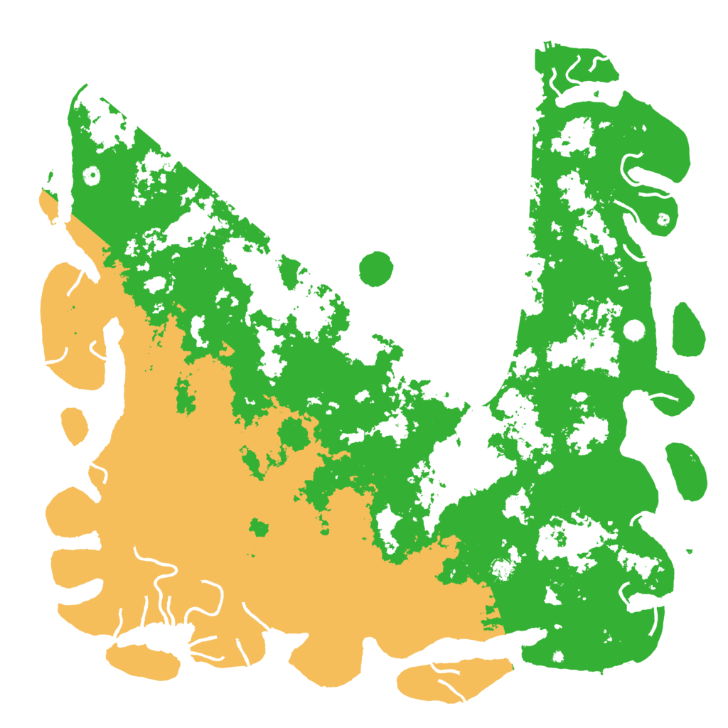 Biome Rust Map: Procedural Map, Size: 6000, Seed: 342702601