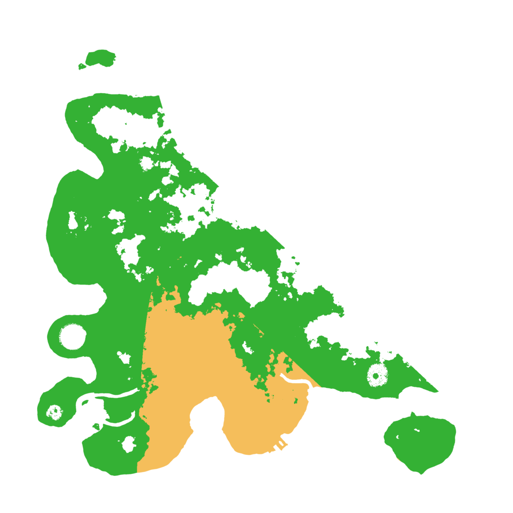 Biome Rust Map: Procedural Map, Size: 3500, Seed: 1492