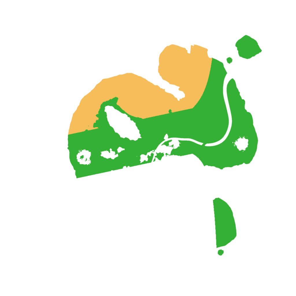 Biome Rust Map: Procedural Map, Size: 2000, Seed: 230504