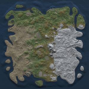 Thumbnail Rust Map: Procedural Map, Size: 5000, Seed: 923438772, 18 Monuments