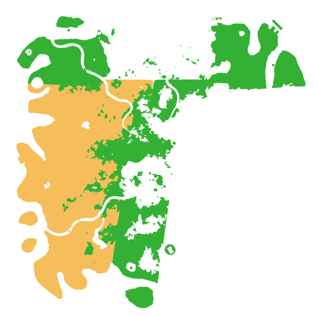 Biome Rust Map: Procedural Map, Size: 5000, Seed: 923438772