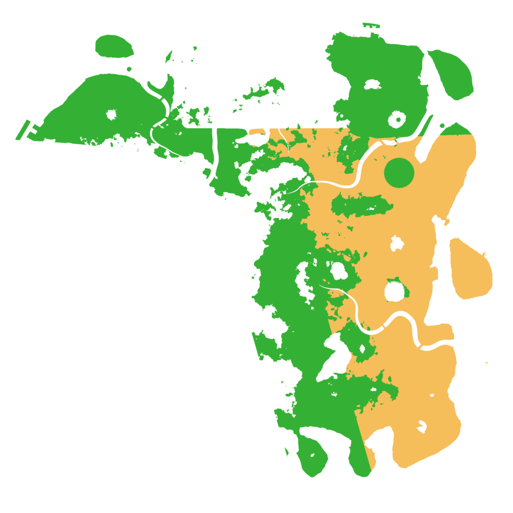 Biome Rust Map: Procedural Map, Size: 4500, Seed: 56445