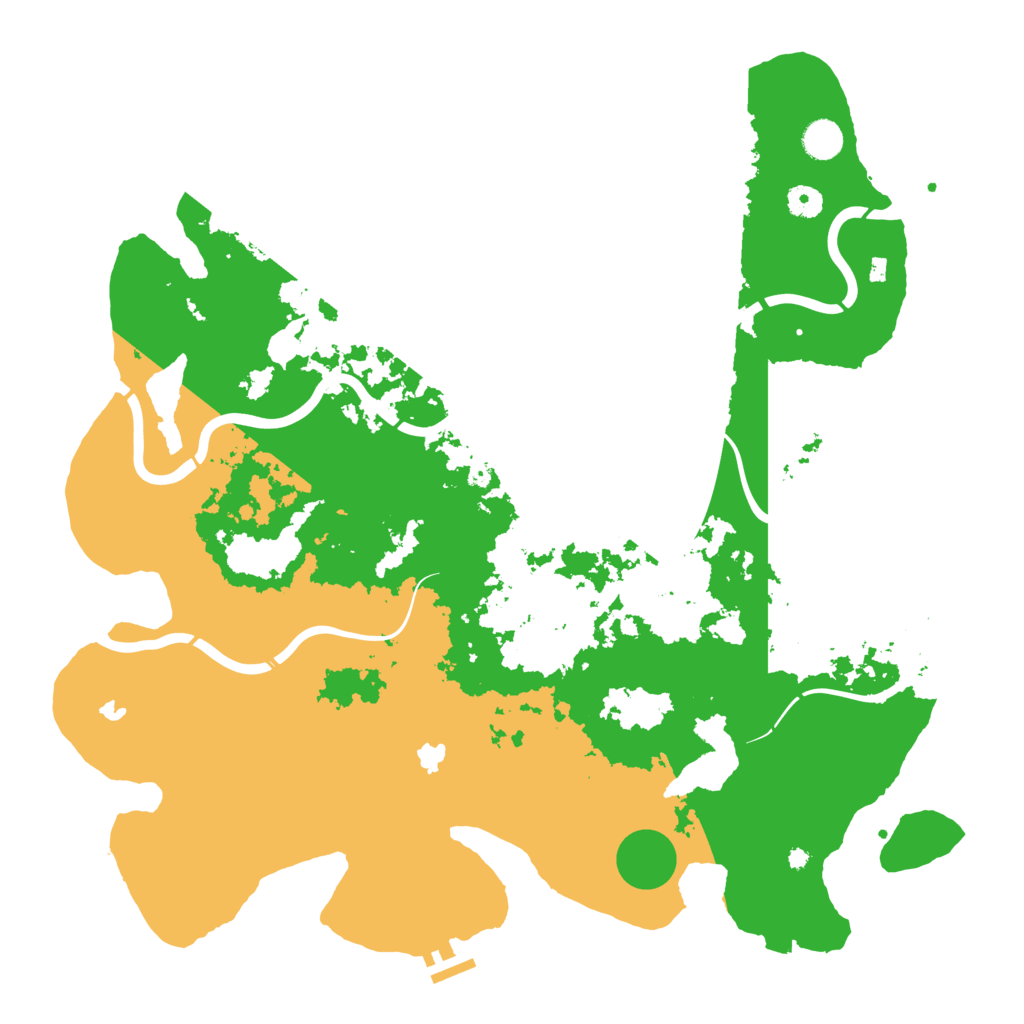 Biome Rust Map: Procedural Map, Size: 4500, Seed: 1679472343