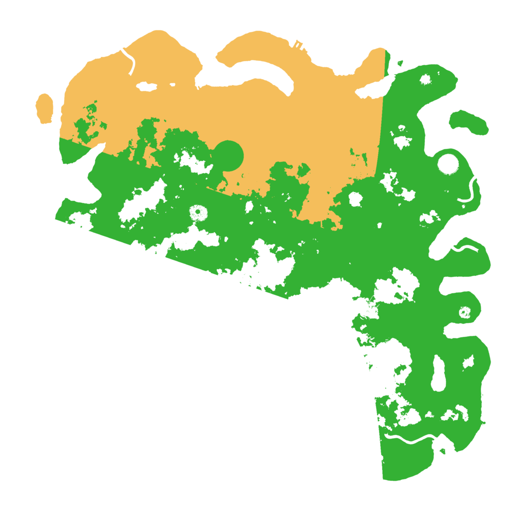 Biome Rust Map: Procedural Map, Size: 4500, Seed: 1461648947