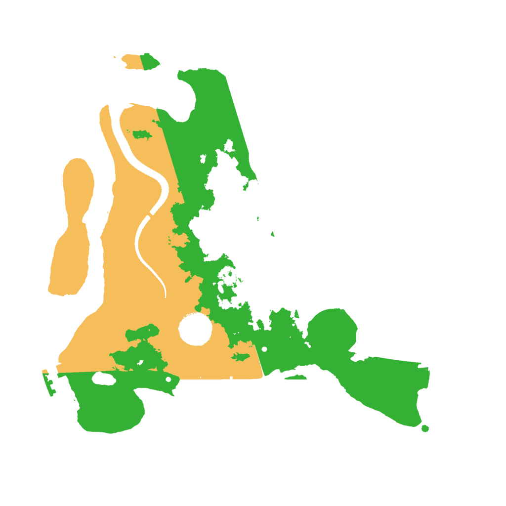 Biome Rust Map: Procedural Map, Size: 2800, Seed: 4193080