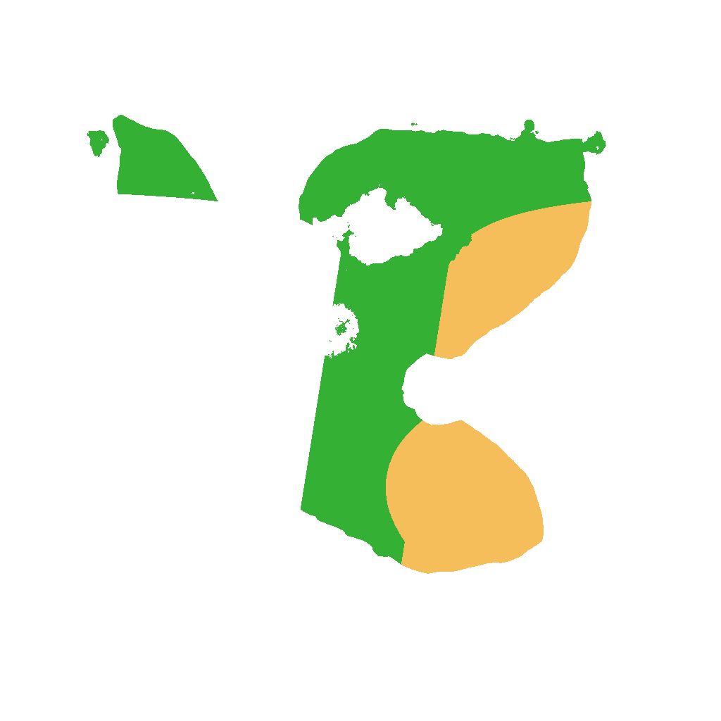 Biome Rust Map: Procedural Map, Size: 1500, Seed: 4534583