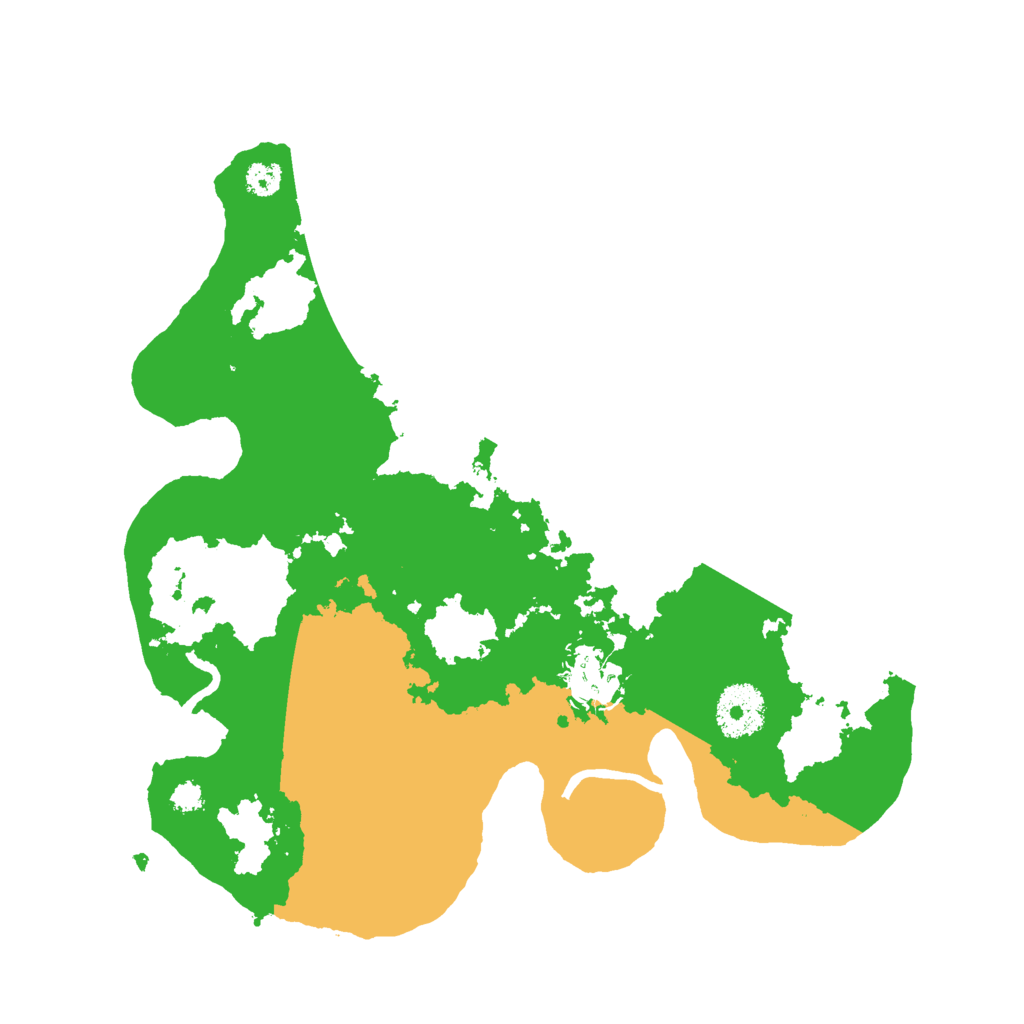 Biome Rust Map: Procedural Map, Size: 3000, Seed: 176921