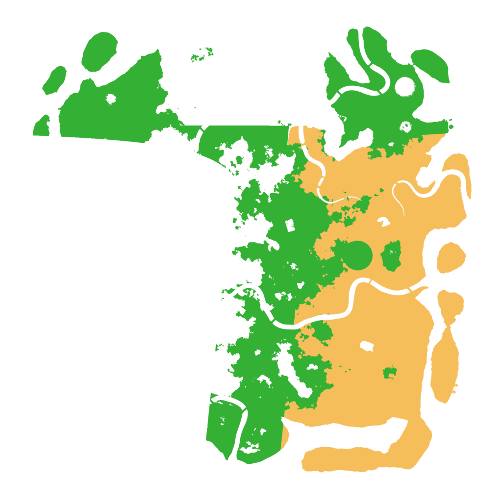 Biome Rust Map: Procedural Map, Size: 4500, Seed: 872