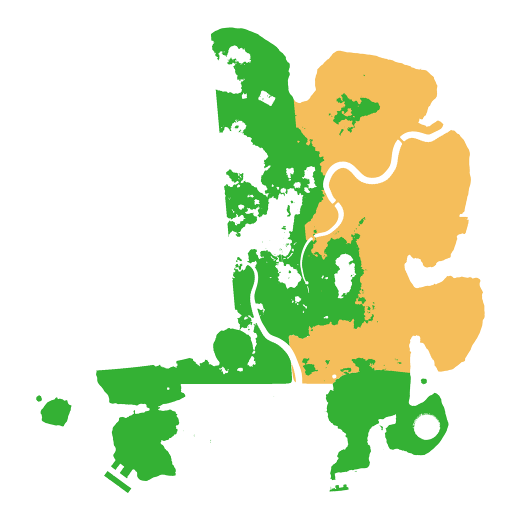 Biome Rust Map: Procedural Map, Size: 3500, Seed: 1478650482