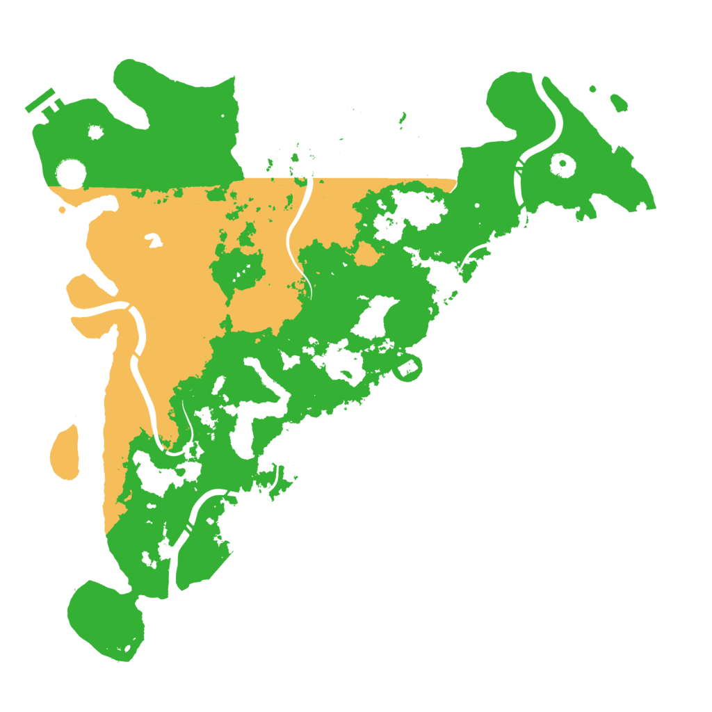 Biome Rust Map: Procedural Map, Size: 4250, Seed: 45632198