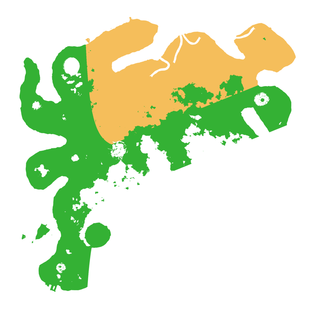 Biome Rust Map: Procedural Map, Size: 3500, Seed: 6526527