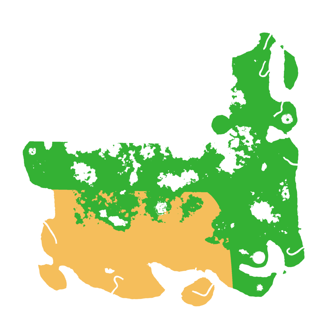 Biome Rust Map: Procedural Map, Size: 4500, Seed: 839705255