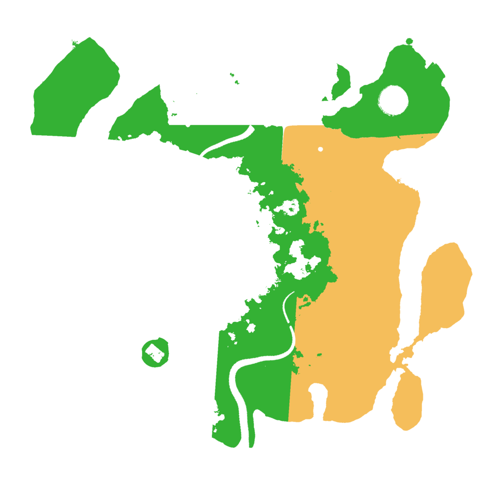 Biome Rust Map: Procedural Map, Size: 3000, Seed: 36541