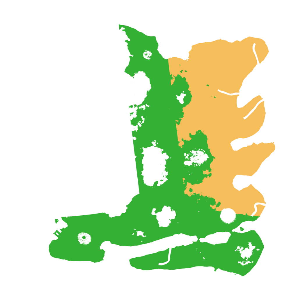 Biome Rust Map: Procedural Map, Size: 3500, Seed: 27447